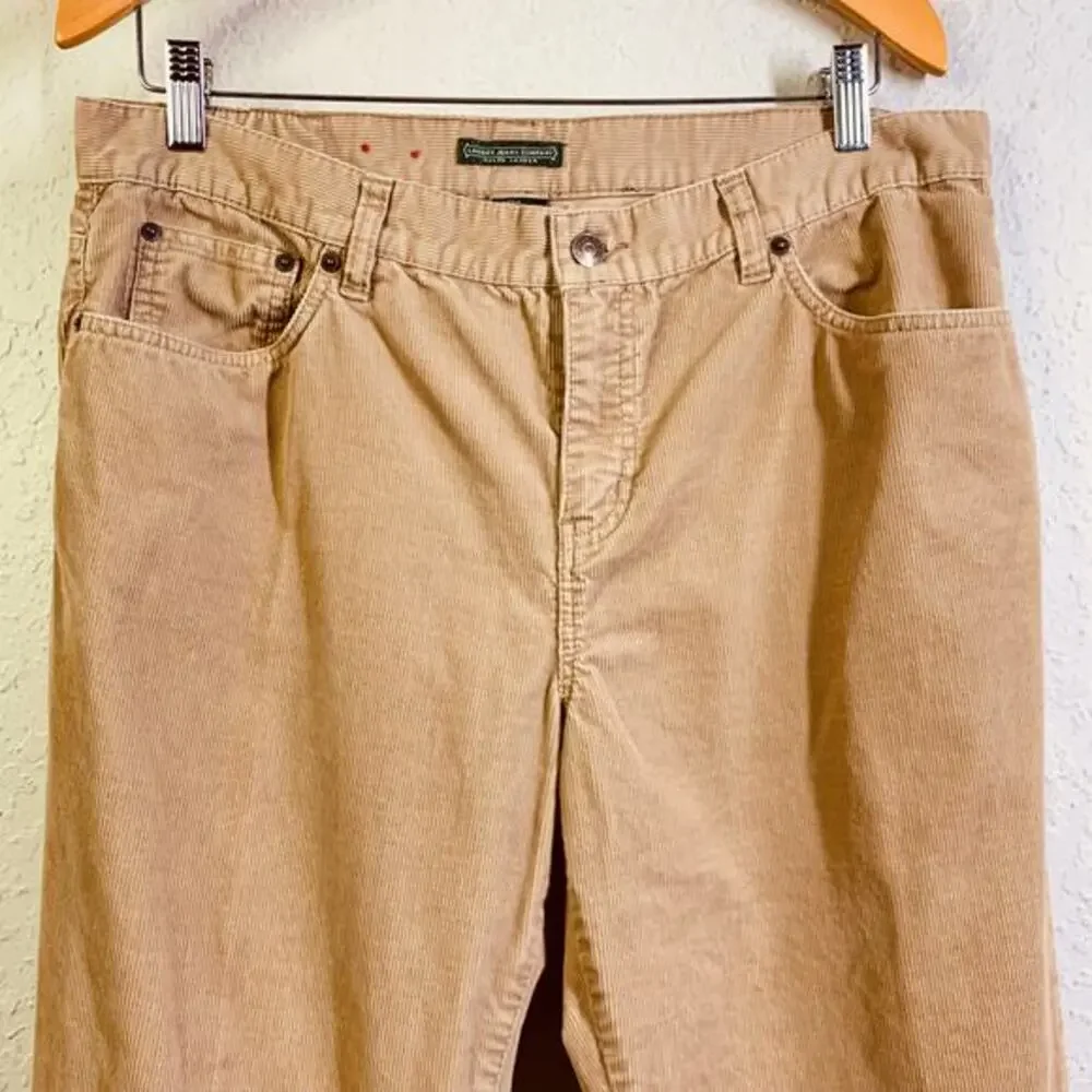 LAUREN JEANS CO Ralph Lauren Jeans Pants Vintage Corduroy Tan Khaki Straight Leg